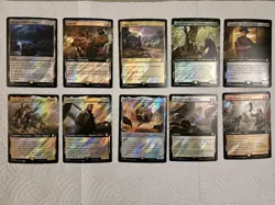 Lot of 10 MTG Fallout Surge Foil Cards NM Unplayed - Image 1