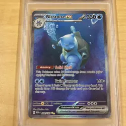 PSA 9 Blastoise ex #200 Scarlet & Violet 151 2023 Pokemon MINT - Image 3