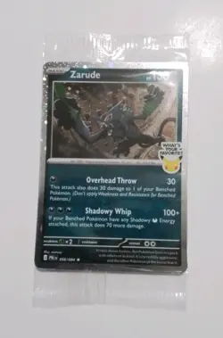 Zarude 056/084 Who’s Your Favorite Cosmo Holo Promo GameStop Exclusive Sealed Nm - Image 1
