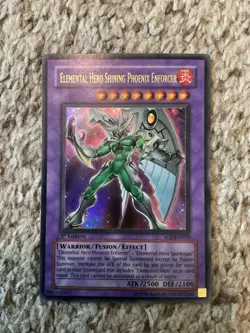 Yu-Gi-Oh! Elemental Hero Shining Phoenix Enforcer EOJ-EN033 1st Ed NM Condition - Image 1