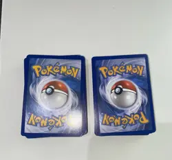 91 Pokemon Trainer Bulk Card Lot Common Uncommon Rare Pokemon Cards TCG NM - Image 2
