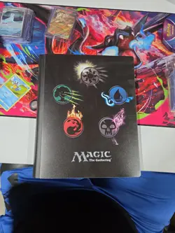 Magic the Gathering Card Binder- Ultra Pro (2013) Mana Symbols Elastic Strap MTG - Image 1