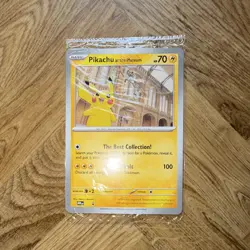 Pikachu At The Museum Promo Card - SEALED - Image 1