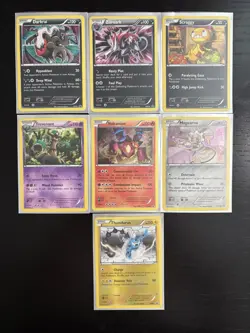 Pokemon B&W & XY Era Holo Promos 7-Card Lot (Darkrai XY22, Zoroark BW09 & More) - Image 1