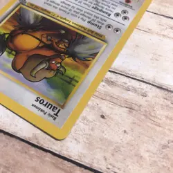 Tauros 47/64 Pokemon 1999 Card WOTC Non-Holo Jungle Unlimited Colorless Basic NM - Image 5