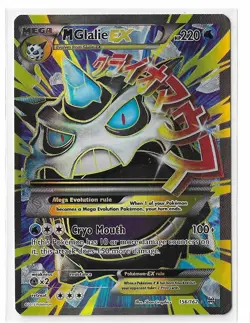M Glalie EX 156/162 Breakthrough XY Full Art FA Ultra Rare Pokemon TCG Card NM - Image 1
