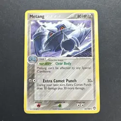 Pokemon EX Power Keepers Uncommon Card - Metang 35/108 - Image 1