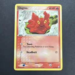 Slugma - EX Unseen Forces 73/115 Vintage Tomokazu Komiya Pokemon TCG Card LP - Image 1