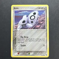 Aron EX Power Keepers 42/108 Tomokazu Komiya Pokemon Card MP - Image 1