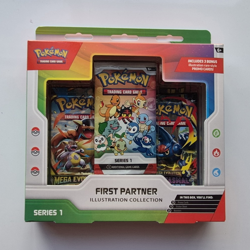 Pokemon TCG First Partner Illustration Collection Series 1 2021 3 Packs 39 Cards - Image 1