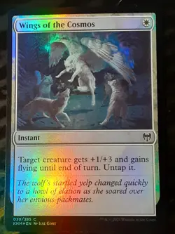 Wings of the Cosmos FOIL , Kaldheim , NM , MTG, FREE SHIPPING - Image 1