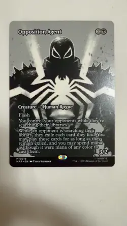 Opposition Agent (Borderless) 19 Marvel Universe Eternal-Legal MTG NM - Image 1