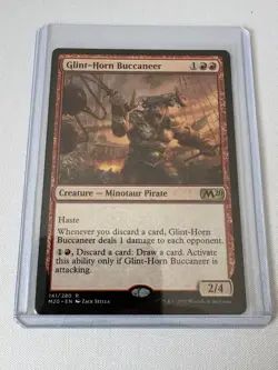 Magic: The Gathering Glint-Horn Buccaneer Core Set 2020 141/280 Rare Red 2/4 - Image 1