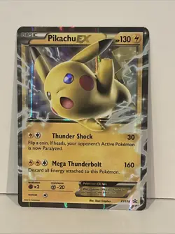 Pokemon Cards TCG Pikachu EX XY174 XY Holo Promo - Image 1