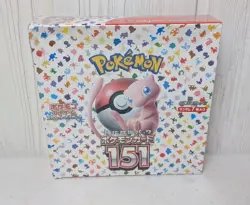 Pokemon 151 Japanese Booster Box Factory Sealed US seller With Shrink, New, READ - Image 1