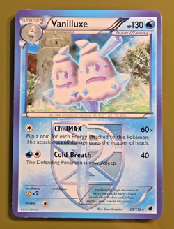 Pokemon TCG Vanilluxe 29/116 Plasma Freeze Rare LP - Image 1