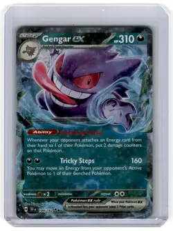 Gengar EX 104/162 Full Art NM/M Temporal Forces Pokemon Card - Image 1