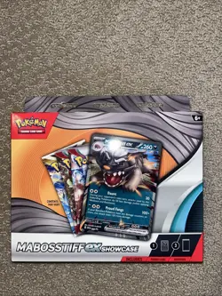 NEW Pokemon TCG Mabosstiff EX Showcase SEALED with 3 Booster PACKS 1 Foil Aldi - Image 1