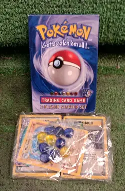 Wizards of the Coast Pokemon Cards Original Base Deck 2-Player Starter Set - OB 742818060479 - Image 1