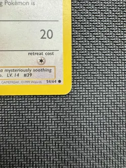 Jigglypuff 1st Edition Common Pokemon Jungle 54/64 MP - Image 3
