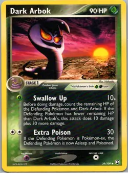 Pokemon TCG Dark Arbok 29/109 Team Rocket Returns LP - Image 1
