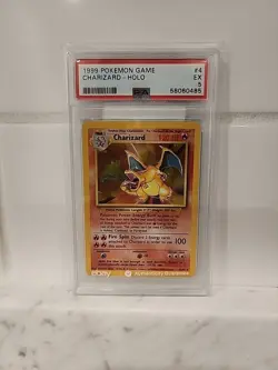 1999 Pokemon Charizard Holo PSA 5 Trading Card - Image 1