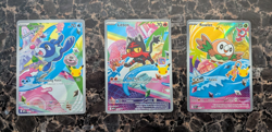 Pokemon TCG First Partner Illustration Collection Series 1 Gen 7 Alola Starters - Image 1