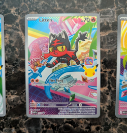 Pokemon TCG First Partner Illustration Collection Series 1 Gen 7 Alola Starters - Image 3