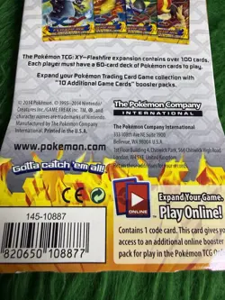 Pokemon XY FLASHFIRE SLEEVED BOOSTER PACK- KANGASKHAN SEALED NEW - Image 3