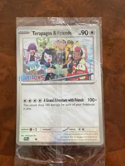 Pokemon TCG Terapagos and Friends Oversized Jumbo Promo Card Horizons Sealed - Image 1
