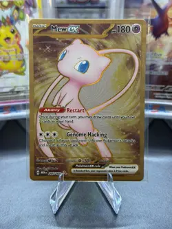 Mew ex GOLD - 151 Metal Card 205/165 Sv: Scarlet & Violet 151 UPC Promo (MINT) - Image 1