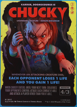 Chucky | Kardur Doomscourge (Secret Lair Promo) FOIL MINT CARD (503261) ABUGames - Image 1