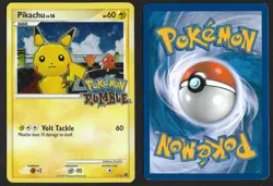 Pokemon Pikachu 7/16 Promo Holo Rumble Basic 60 HP Volt 2009 English Promo - Image 1