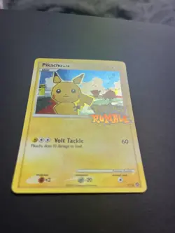 Pokemon Pikachu 7/16 Promo Holo Rumble Basic 60 HP Volt 2009 English Promo - Image 4