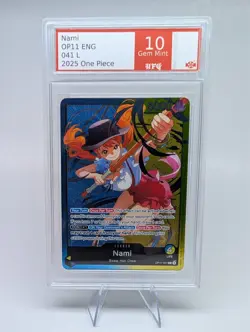 Nami OP11-041 Leader - Gem Mint 10 - One Piece - Image 1