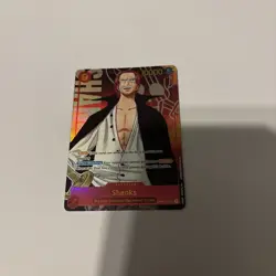 One Piece Shanks OP01-120 Secret Rare Parallel Romance Dawn English - Image 1