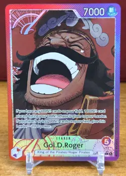 One Piece Gol.D.Roger Alt Art Leader Carrying on His Will English OP13-003 NM - Image 1