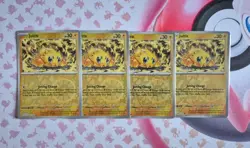 Pokemon Card - Reverse Holo - Joltik 050/142 - x4 - Sv07 Stellar Crown - Playset - Image 1