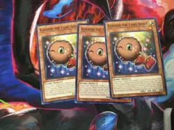 Yu-Gi-Oh! TCG Kuribon the Fairy Spirit 1st Edition 3 Card Lot - Konami - English - Image 1