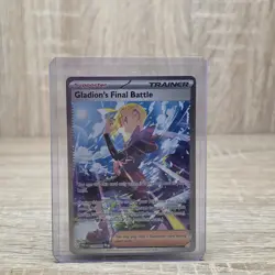 Gladion's Final Battle 118/084 SIR Pitch Black PBL Pokemon Card NM - pack fresh - Image 1