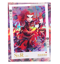 Demon Slayer SSR Rengoku SSR Holo Foil Waifu Doujin Anime Trading Card TCG CCG - Image 1