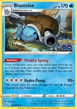 Pokemon Carta blastoise 017/078 in Italiano Usata Card ✿ - Image 1