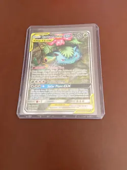 Venusaur & Snivy Tag Team GX SM229 Alternate Full Art Promo Pokemon Card Mint - Image 1