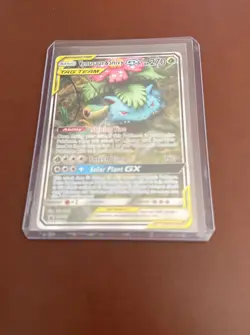Venusaur & Snivy Tag Team GX SM229 Alternate Full Art Promo Pokemon Card Mint - Image 2