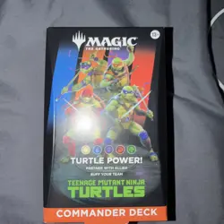 New Sealed Turtle Power! Commander Deck Teenage Mutant Ninja Turtles MTG - Image 1