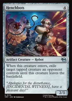 Henchbots (174) – Teenage Mutant Ninja Turtles TMT – MTG Magic the Gathering - Image 1