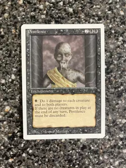 Magic the Gathering | Revised Edition | Pestilence | NM / LP - Image 1