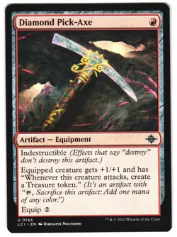Diamond Pick-Axe 143 The Lost Caverns of Ixalan NM MTG - Image 1