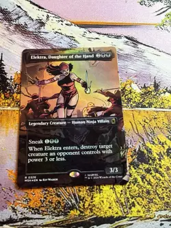 Elektra, Daughter of the Hand (Borderless) (0326) Marvel Super Heroes Foil - Image 1