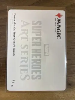 Thanos, the Mad Titan Art Card (7/9) [Marvel Super Heroes Art Series] Near Mint - Image 2